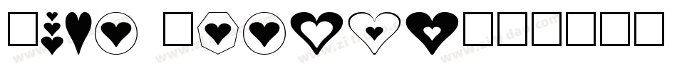 Nova Hearts字体转换